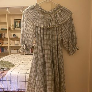 Christy Dawn Macy Dress Lotus Gingham Size Xs